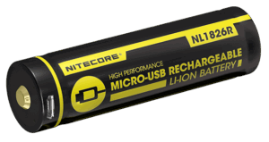 ΜΠΑΤΑΡΙΑ NITECORE 18650 / 2600mAh / Micro USB (τιμή τεμαχίου)
