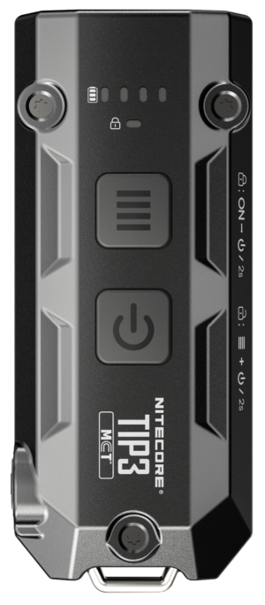 ΦΑΚΟΣ LED NITECORE TIP3, Μπρελοκ, Rechargeable, BLACK